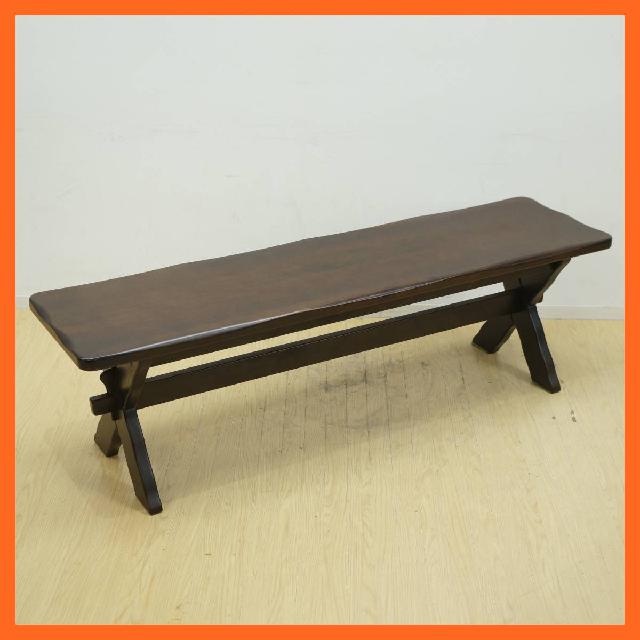 カリモク/karimoku RUSTIC 2人掛け ベンチ 幅約135cm チェア 二人用 リビング