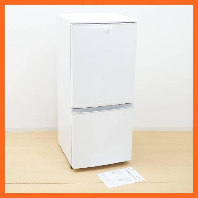SHARP シャープ 2ドア冷蔵庫 SJ-14E3-KW