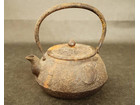 茶道具 古銭 穴銭紋 鉄瓶 鉄釜 鉄器の詳細ページを開く