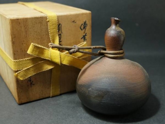 備前焼 瓢箪徳利