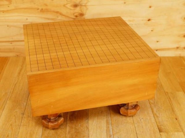 囲碁  碁盤 脚付 厚さ17.8cm    