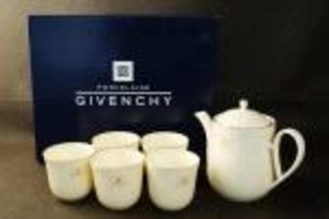 GIVENCHY ジバンシー 茶器セット 急須 湯呑 5客セット