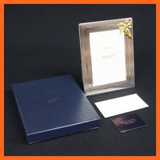 MIKIMOTOミキモト 写真立て フォトスタンド リボン （ その他家具）の