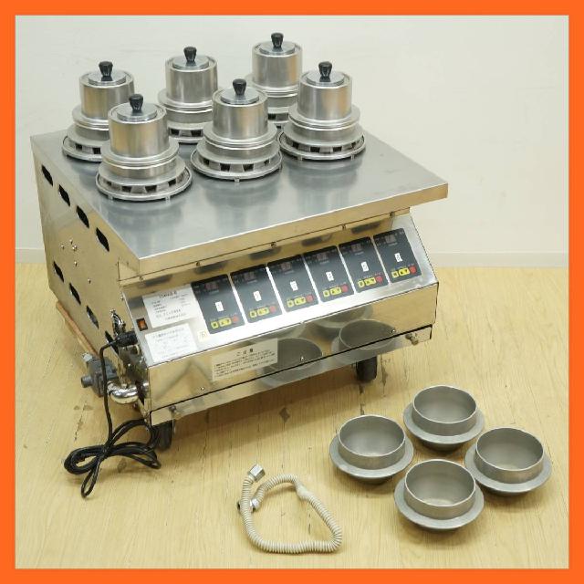 大貴産業 全自動釜めし飯炊飯機 TDMWS-6型 6ヶ炊 LPガス タイテックス 釜飯 全自動調