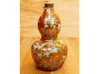 薩摩焼 瓢箪形 壺 花鳥紋 花器 置物   の詳細ページを開く