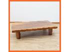 無垢材 一枚板 座卓 幅約152cm 板厚約7.0cm 天然木 ローテーブル リビング 家具 インの詳細ページを開く