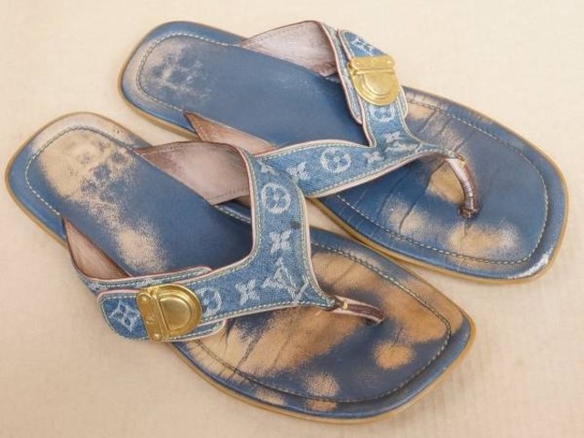 LOUISVUITTON デニムサンダル