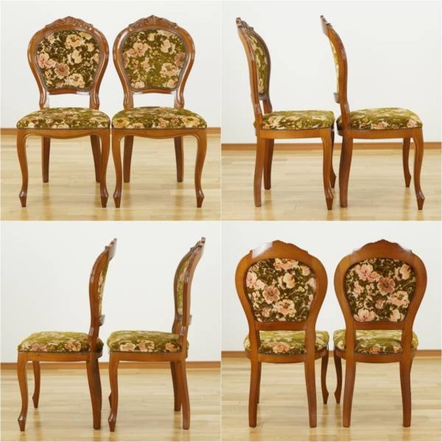 クラシック家具 ダイニング チェア  椅子2脚セット②