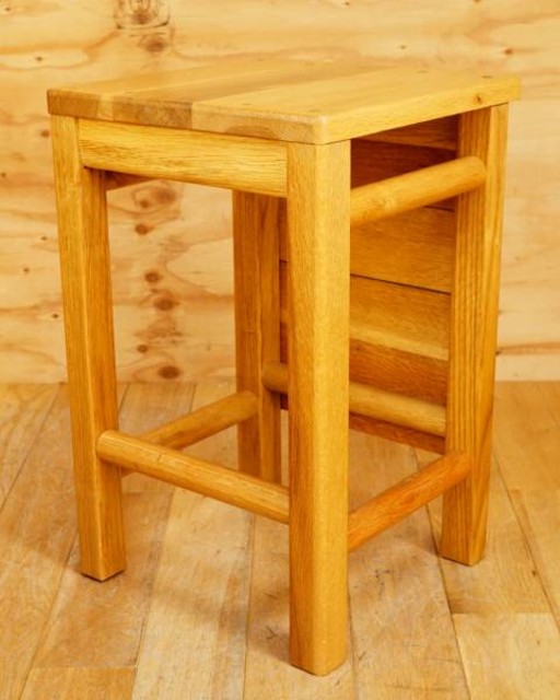 ホウトク 木製 スツール 椅子 レトロ チェア