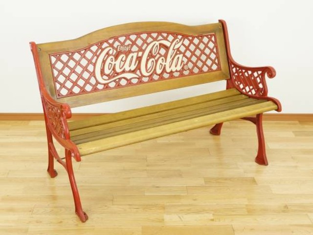 コカ・コーラ Enjoy Coca-Cola レトロ ベンチ 椅子限定 （ イス
