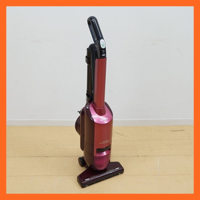 SHARP 掃除機 : EC-ST20-R シャープ サイクロン式掃除機 スティッククリーナー EC-ST20-R