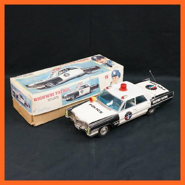 野村トーイ ハイウェイパトロール ヘリコプター ブリキ 当時物 昭和