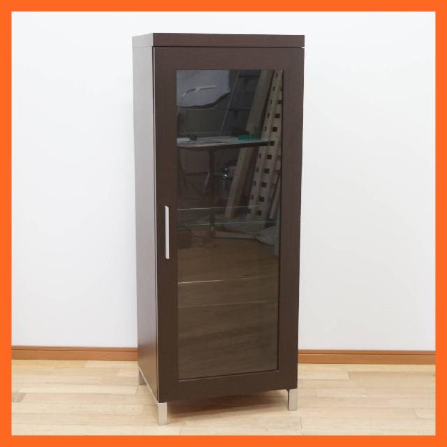 C44 展示品 日本フクラ 照明付き キャビネット 右開き