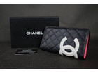 CHANEL/シャネル カンボンライン 長財布 白×黒   の詳細ページを開く