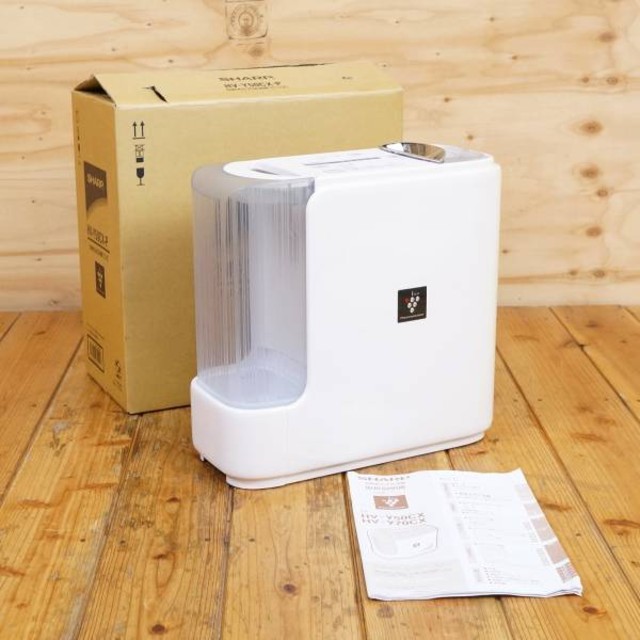 シャープ加熱気化式加湿器 HV-Y70CX-W SHARP HV-Y70CX 加湿機 ホワイト