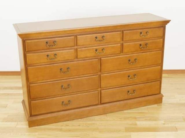 KARIMOKU カリモク アンティーク チェスト 5段 サイドキャビネット