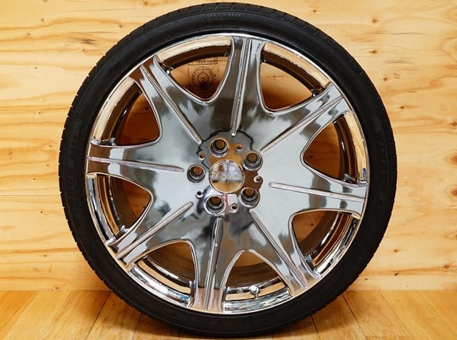 LEGZAS ホイール 4本 19×8JJ +38 5穴 PCD114.3 カー用品