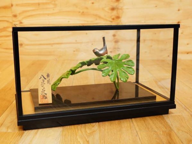 八手に文鳥 置物 骨董品 - www.aer66.com