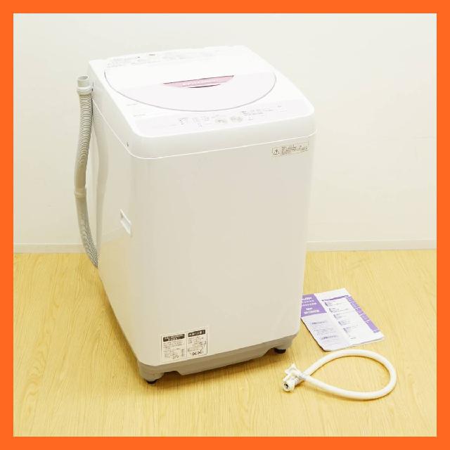シャープ 全自動洗濯機 4.5 ES-G4E2-P  ピンク