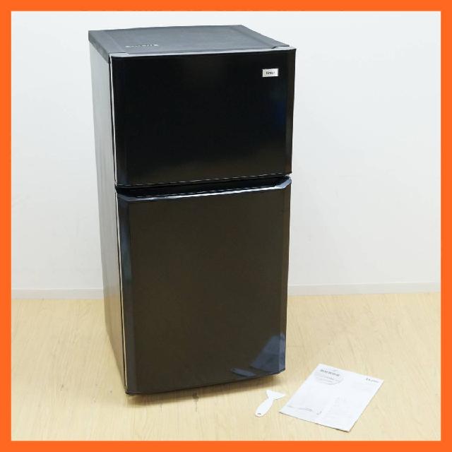 ハイアール/Haier 2ドア冷凍冷蔵庫 106L JR-N106K ブラック