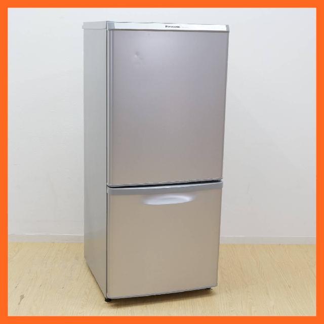 パナソニック/PANASONIC 2ドア 冷凍冷蔵庫 138L NR-B147W シルバー ガラス