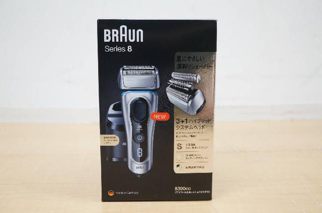 ブラウン 電気シェーバー シリーズ8 8390cc 人工知能テクノロジー 高速振動くせ