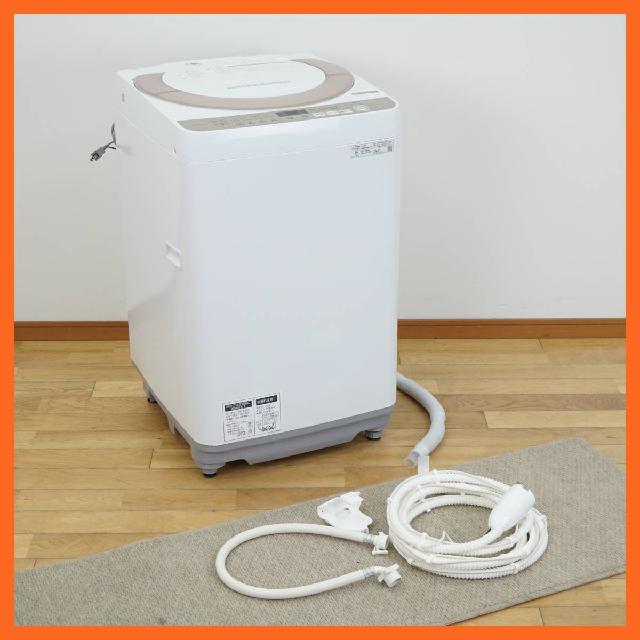 2019年製 シャープ 全自動洗濯機 ES-KS70U 7kg 4