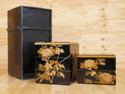 漆芸 蒔絵螺鈿細工重箱の詳細ページを開く