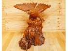 木彫り 鷹 鷲 彫刻 置物 木製 高さ70cm   の詳細ページを開く