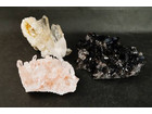 パワーストーン ピンク 黒 水晶 クラスター 3点の詳細ページを開く