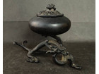古銅 香爐 銅製 彫刻 煎茶道具 置物 の詳細ページを開く