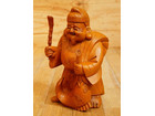 七福神恵比寿 木彫り 置物 木像 木製 彫刻の詳細ページを開く
