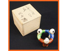 平安 橋本城岳造 色絵三ッ人形 蓋置 茶道具の詳細ページを開く