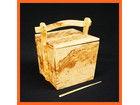 茶道具 箱炭斗 灰道具 水屋道具 炭入れ 木製 の詳細ページを開く