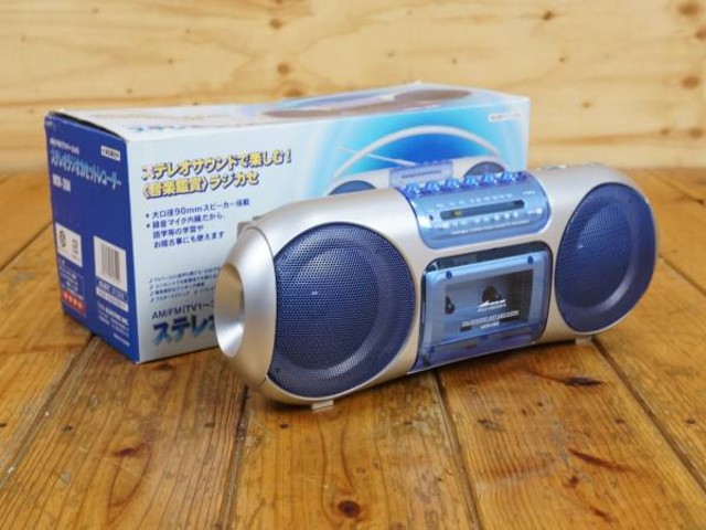 オーム電機ステレオラジカセ
