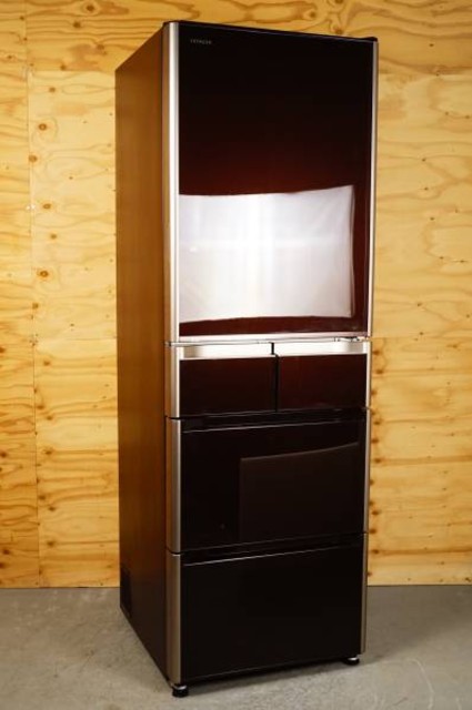 日立 真空チルド 5ドア冷蔵庫 415L R-S4200E （ 冷蔵庫・冷凍庫）の