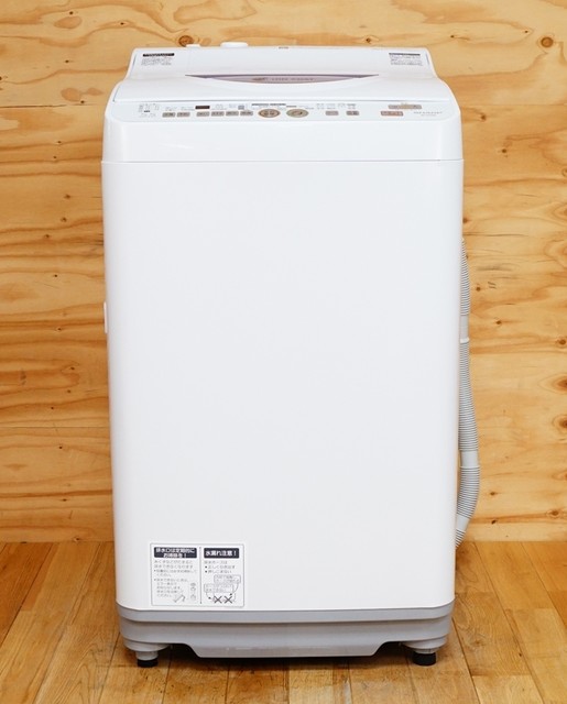 シャープ 洗濯乾燥機 5.5/3.0kg ES-TG55L   家電