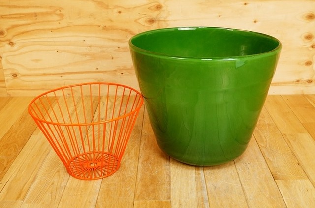 ガーデン 植木鉢 鉢カバー グリーン
