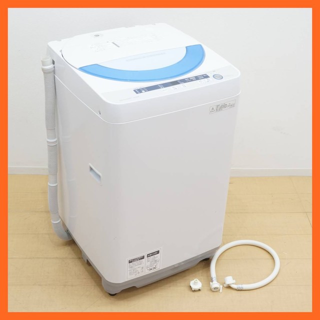 シャープ 全自動洗濯機 5.5kg ES-GE55P-A  