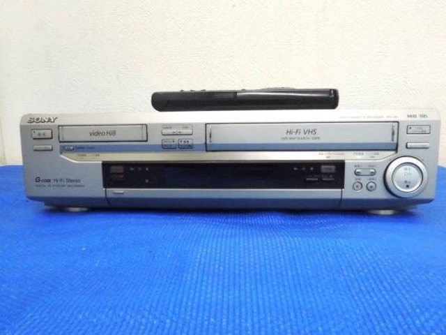 日本廉価 SONY Hi8+VHS ビデオデッキ WV-H6 - テレビ/映像機器