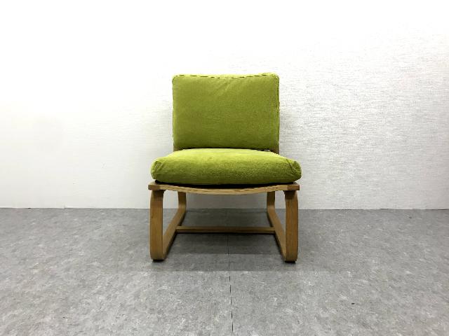 無印　ソファ　ライムグリーン