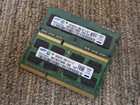 SAMSUNG サムスン/ノート用メモリ 4GB 2枚セットPC3-10600Sの詳細ページを開く