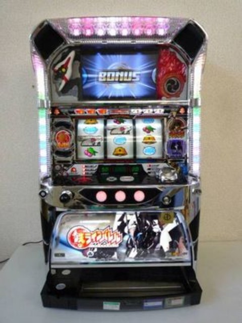 パチスロ実機【鉄のラインバレル】コイン不要機 （ その他ゲーム機本体