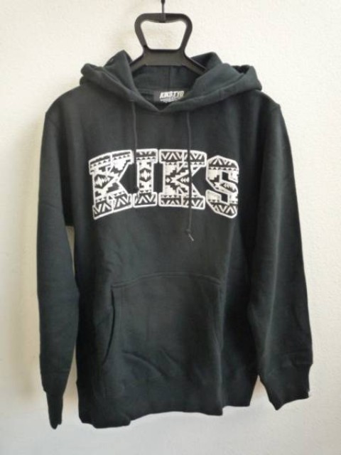 KIKS TYO/キックス ロゴパーカー 黒
