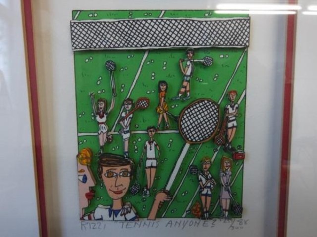 中古　ジェームスリジィJames RIZZI original 3D James Rizzi ジェームス•リジィ3D シルクアート