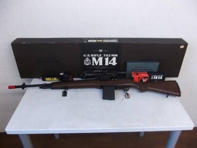 マルイ 電動 M14ライフル ウッドタイプ ODストック
