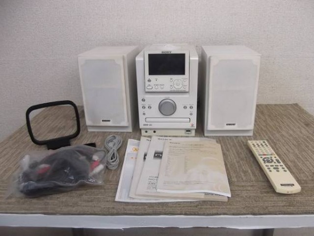 SONY/NAS-D50HD HDDミニコンポ リモコン付 NET JUKE （ ステレオ・コンポ）の買取価格 （ID:23634）｜おいくら