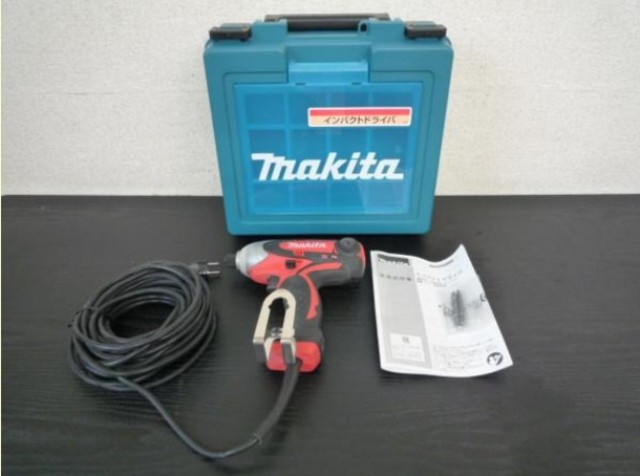 マキタ/6955 電動 インパクトドライバー ケース有り/赤