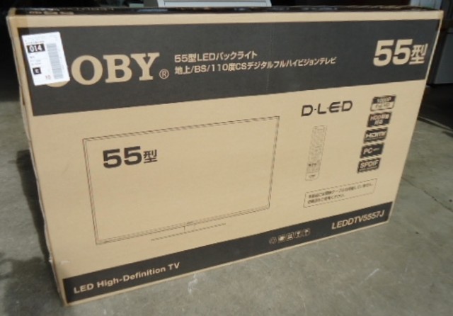 新品 COBY/コビー 55型LED液晶テレビ LEDDTV5557J