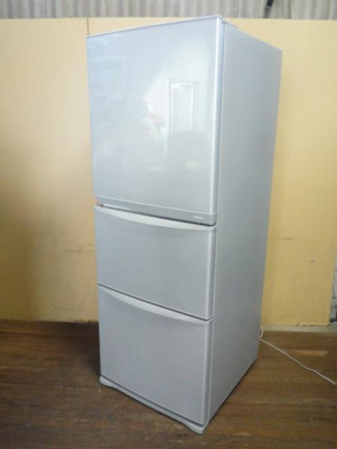 東芝/3ドア冷蔵庫 GR-34ZY(SS) 13年製/340L